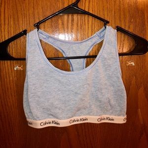 Calvin Klein Baby Blue Sports Bra